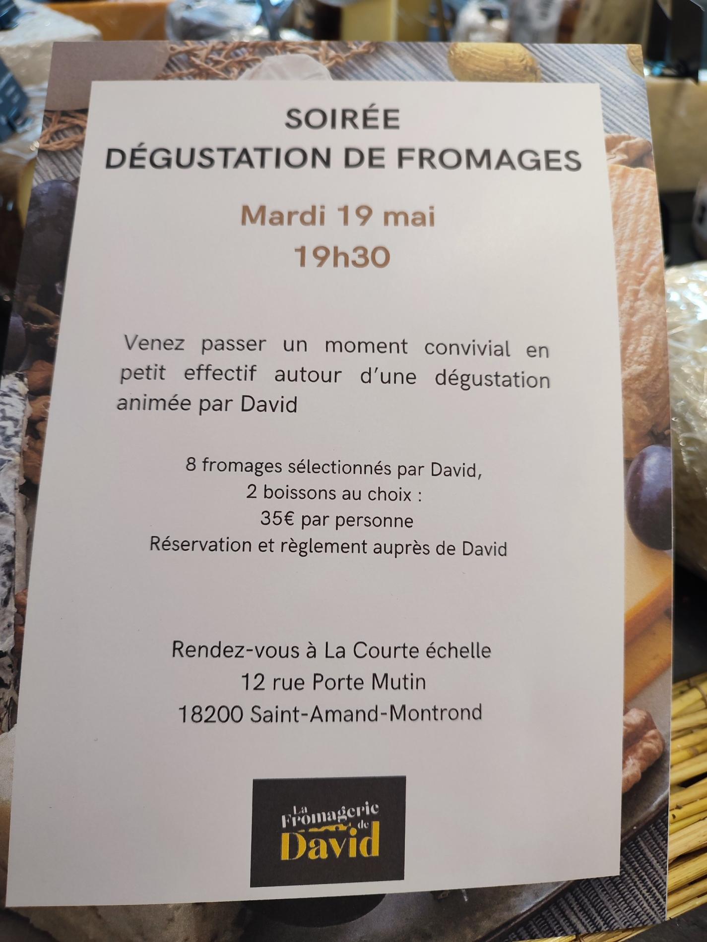 Soir&eacute;e d&eacute;gustation